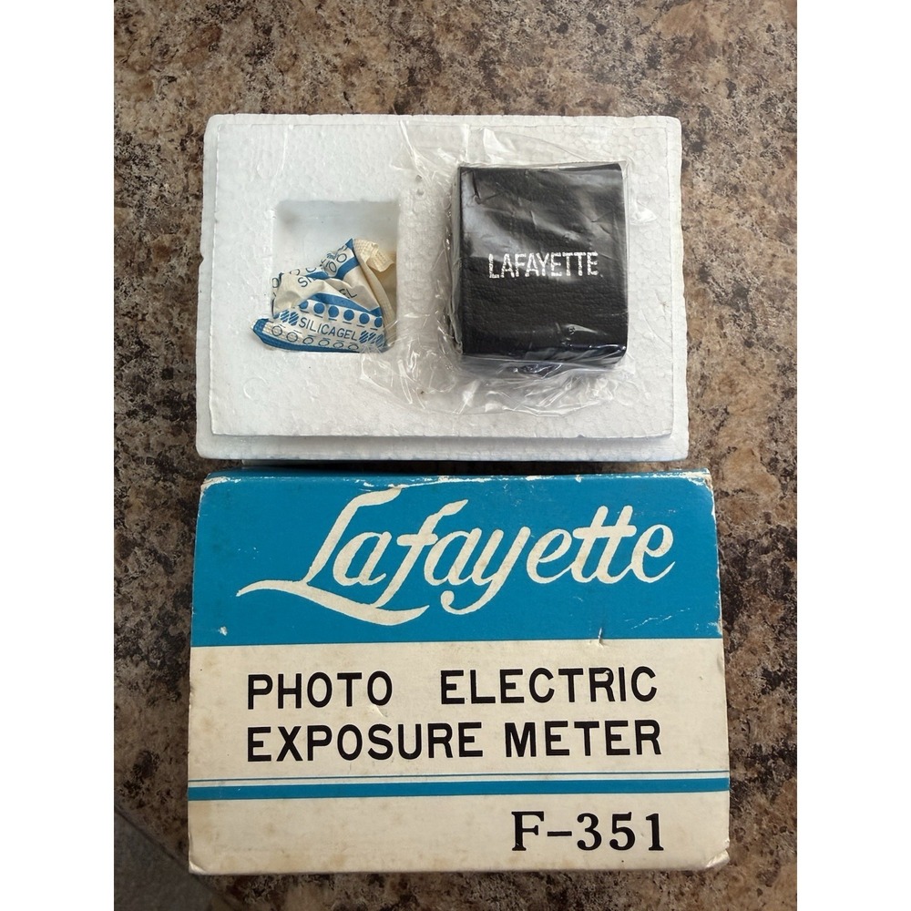 Vintage Lafayette F-351 Photo‎ Electric Exposure Meter, Japan,see photos-sealed